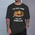 カワイイ キュート パエリア I'm Just Here For The Paella Tシャツ 彼への贈り物