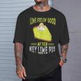 キー ライム パイ フィーリング グッドレモンパイ デザート フロリダパイ Tシャツ 彼への贈り物