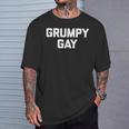 グランピーゲイシャツ 面白いことわざ皮肉ゲイプライド Lgbtqゲイ Tシャツ 彼への贈り物