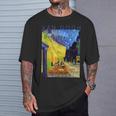 ゴッホ 夜のカフェテラス Tシャツ 彼への贈り物