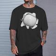 ゴルフ 面白いtシャツ ボール メンズ おもしろ 面白い 服 おもしろグッズ ネタ ゴルフウェア シャツ 胸 Tシャツ 彼への贈り物