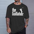ゴルファザーの面白いゴルフの父神父お父さんゴルファー Tシャツ 彼への贈り物