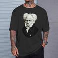 ショーペンハウアー実存主義哲学 Tシャツ 彼への贈り物
