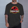ジュラシックパークのロゴ 公式ライセンス商品。 Tシャツ 彼への贈り物