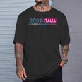 ジロ・ディ・イタリア 世界で最も美しいバイクレース Tシャツ 彼への贈り物