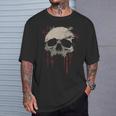 スカルのみのグラフィック。 Tシャツ 彼への贈り物