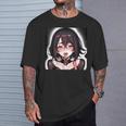 スケベなアニメガール エッチ・ワイフ アニメ 変態 Tシャツ 彼への贈り物