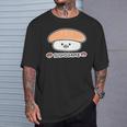 スシゲーム〜ヘイラッシャイ！！〜 サーモン Cぽむこ お寿司 かわいい キャラクター Tシャツ 彼への贈り物