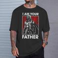 スターウォーズ クラシック 父の日 I Am Your Father 胸ポスター Tシャツ 彼への贈り物