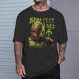 スター・ウォーズ ボバ・フェットの本 ネオン・ボバ・フェット・ライヴズ ポスター Tシャツ 彼への贈り物