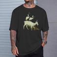 スプーンビルズとヤギの庭 地上の喜びの庭 Tシャツ 彼への贈り物