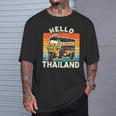 タイのお土産 旅行ギフト ホリデー タイのデザイン Tシャツ 彼への贈り物