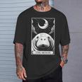 タロットカード ヴィンテージ 三日月 マナティー 海 動物 恋人 Tシャツ 彼への贈り物