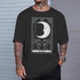 タロットカード 月 占い師 オカルト 魔女 ウィッカン カード Tシャツ 彼への贈り物