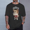 チワワ犬 ムエタイ キックボクシングチャンピオン Tシャツ 彼への贈り物