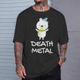 デスメタル ホッキョクグマ Cute Polar Bear Metalhead Death Metal Tシャツ 彼への贈り物
