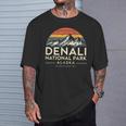 デナリ国立公園 アラスカ ハイキング キャンプ 山 お土産 Tシャツ 彼への贈り物