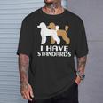 トイプードル I Havetandard プードル Tシャツ 彼への贈り物