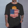 トランプ・イン・ユア・ポケットusa選挙 2024年7月4日のトランプ Tシャツ 彼への贈り物
