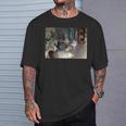 ドガ 舞台上でのリハーサル 現代美術 絵画 Tシャツ 彼への贈り物