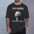 ドゴ・アルヘンティーノは私の同類です オーナー ドゴ・アルヘンティーノ Tシャツ 彼への贈り物