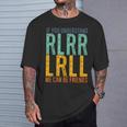 ドラマー Rlrr Lrll パラディドル ドラム ドラム レトロ ヴィンテージ Tシャツ 彼への贈り物
