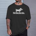 ノー ダックス ノー ライフ No Daxno Life フロント＆バックプリント Tシャツ 彼への贈り物