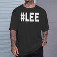 ハッシュタグ Lee ネームシャツ Lee 長袖tシャツ Tシャツ 彼への贈り物