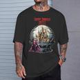 ハロウィン ナイト カウント ドラキュラ城 Tシャツ 彼への贈り物