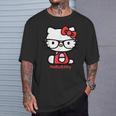 ハローキティ Usデザイン メガネ Tシャツ 彼への贈り物