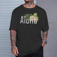 ハワイ島発アロハ フラワースピリットを感じる アロハ Tシャツ 彼への贈り物
