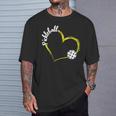 ハート ピックルボール ラブパドル スポーツ ピックルボール Tシャツ 彼への贈り物