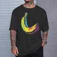 バナナ フルーツ モチーフ イラスト アート バナナ Tシャツ 彼への贈り物