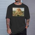バベルの塔／ピーテル・ブリューゲル【世界の名画】（高精細画質） 美術館アート Tシャツ 彼への贈り物