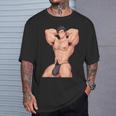バラタイディーズ バラゾク セクシー ゲイ 男性 アート エロ 膨らみ やおい Tシャツ 彼への贈り物
