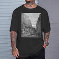 パラダイス・ロスト「So Promised He」ギュスターヴ・ドレ アート Tシャツ 彼への贈り物
