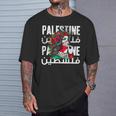 パレスチナのバンダナを持つパレスチナの少女 パレスチナ人 Tシャツ 彼への贈り物