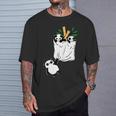 パンダのポケットに入ったパンダ Tシャツ 彼への贈り物