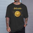 ビットコインシャツ ビットコインロゴ 暗号シャツ 暗号ギフト ビットコイン Tシャツ 彼への贈り物