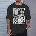 ビーチバレー選手の言葉 Tシャツ 彼への贈り物