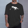 ファニーt-Rex ウォーキング恐竜 ティラノサウルスレックス Tシャツ 彼への贈り物