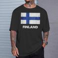 フィンランド国旗tシャツ Tシャツ 彼への贈り物