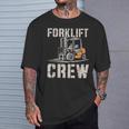 フォークリフト クルー ヴィンテージ 倉庫 作業員 倉庫 Tシャツ 彼への贈り物