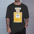 フランス香水ボトル Tシャツ 彼への贈り物