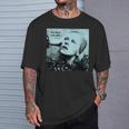 ブライアン・ウォードによるデヴィッド・ボウイ ハンキードリー ブルー 写真 Tシャツ 彼への贈り物