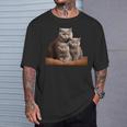 ブリティッシュショートヘアキャット 母の日 ブリティッシュショートヘアキャット Tシャツ 彼への贈り物