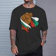 ブルガリア 国旗 パワーハンドフィスト ブルガリアルーツ ブルガリアプライド Tシャツ 彼への贈り物