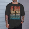 プレゼント 50歳 誕生日 ビンテージ 50年 レトロ Tシャツ 彼への贈り物