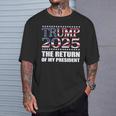 プロトランプシャツ2024 大統領トランプの帰還 2025 Tシャツ 彼への贈り物