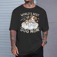 ベスト・ドッグ・ママ、子犬とジャック・ラッセル・テリア Tシャツ 彼への贈り物